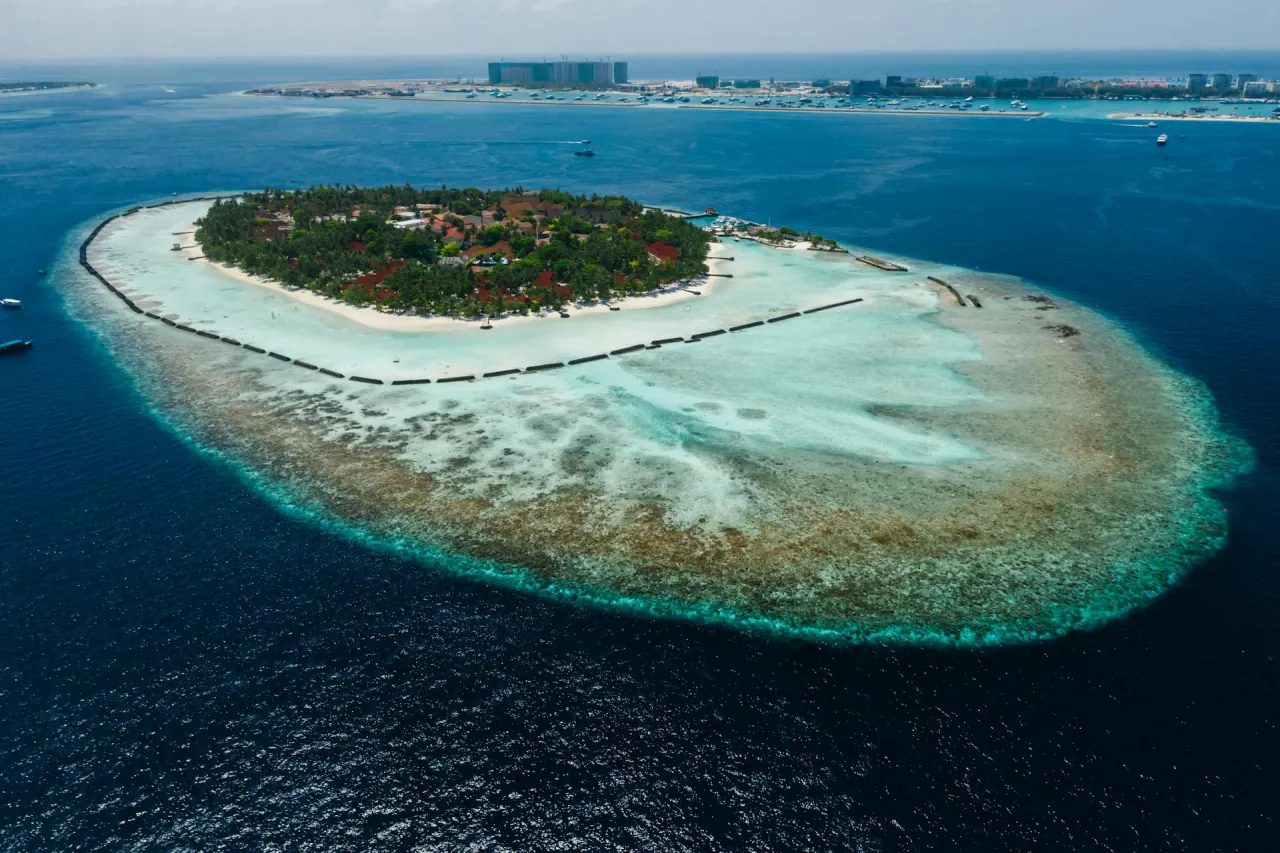 The atoll from above
