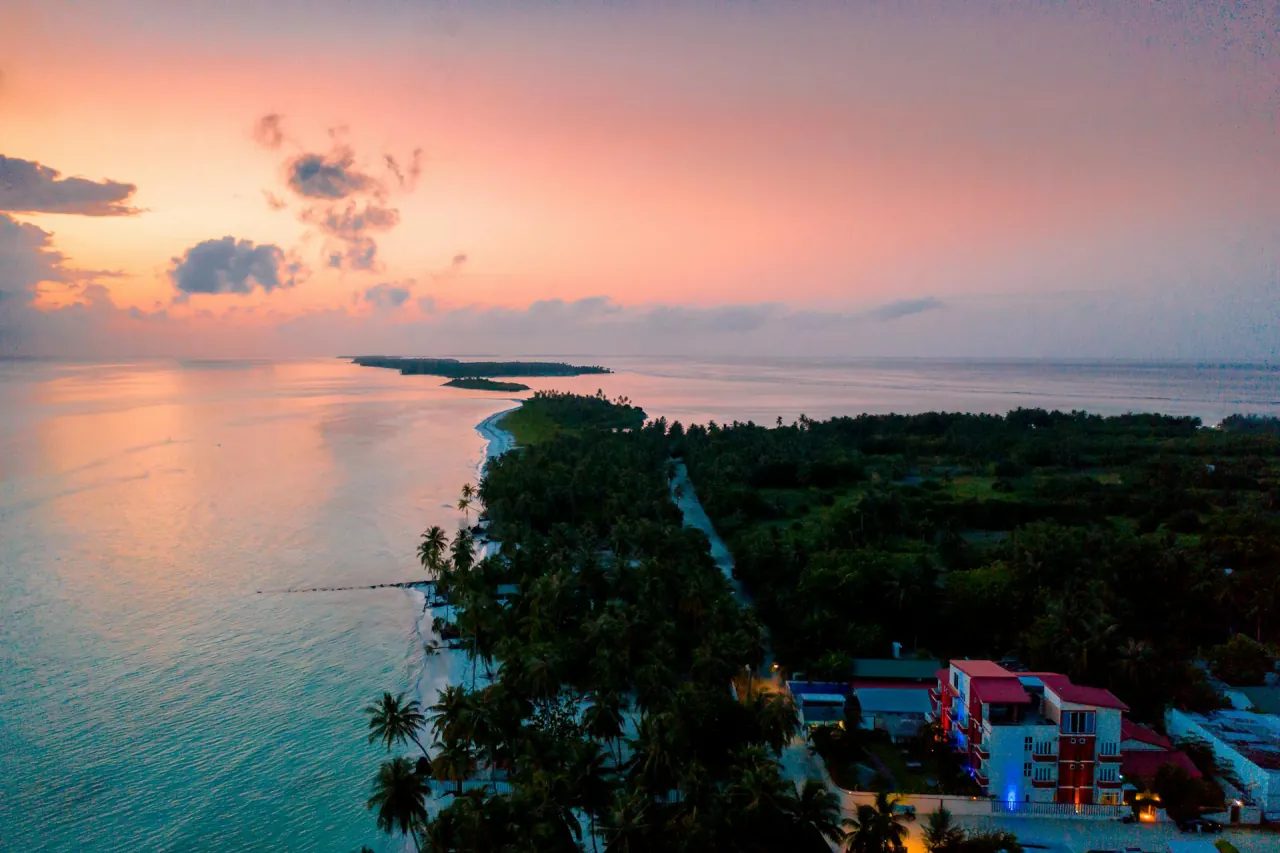 Dusk on the lagoon