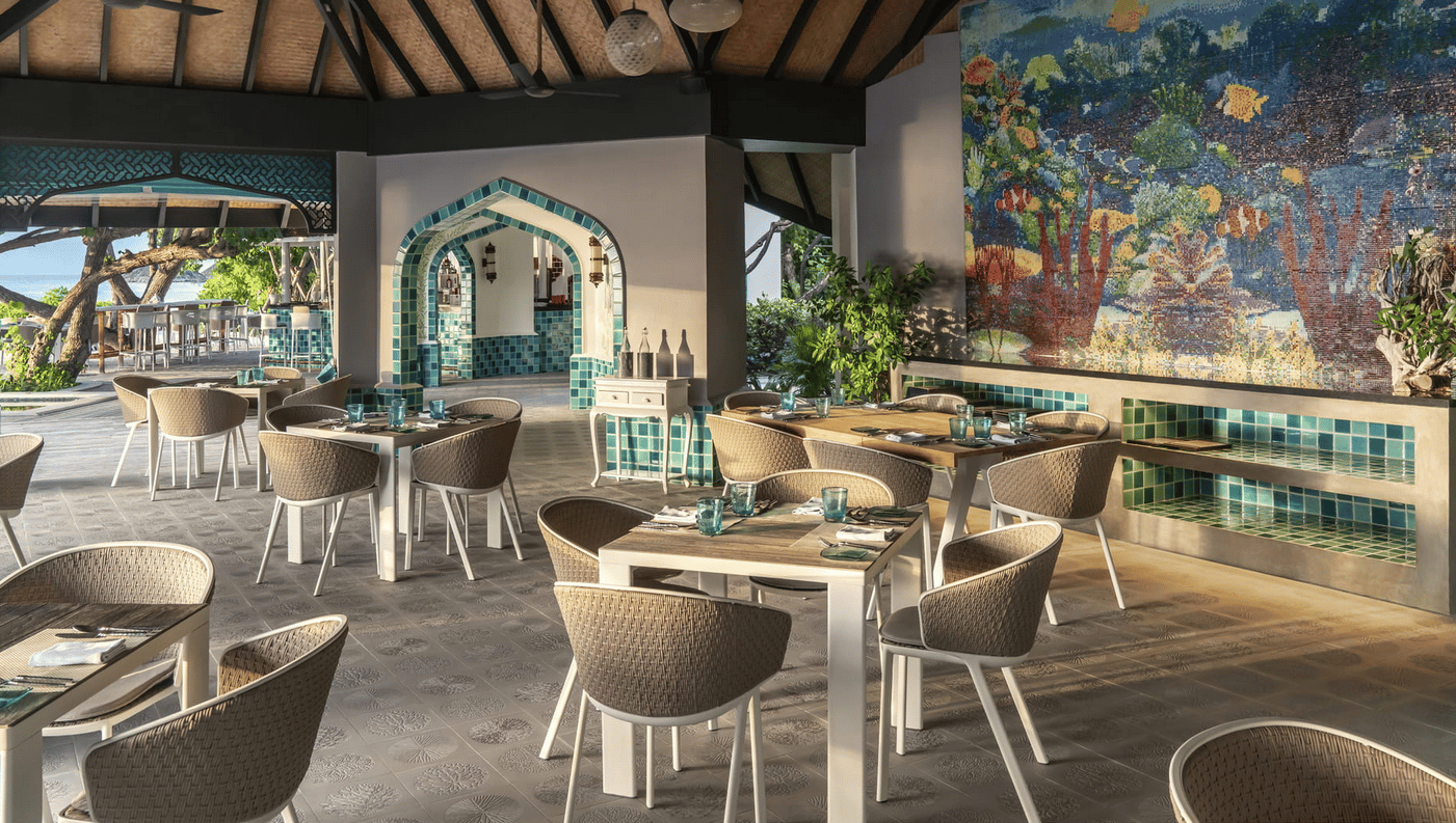 Reef Club · Beachfront · Italian