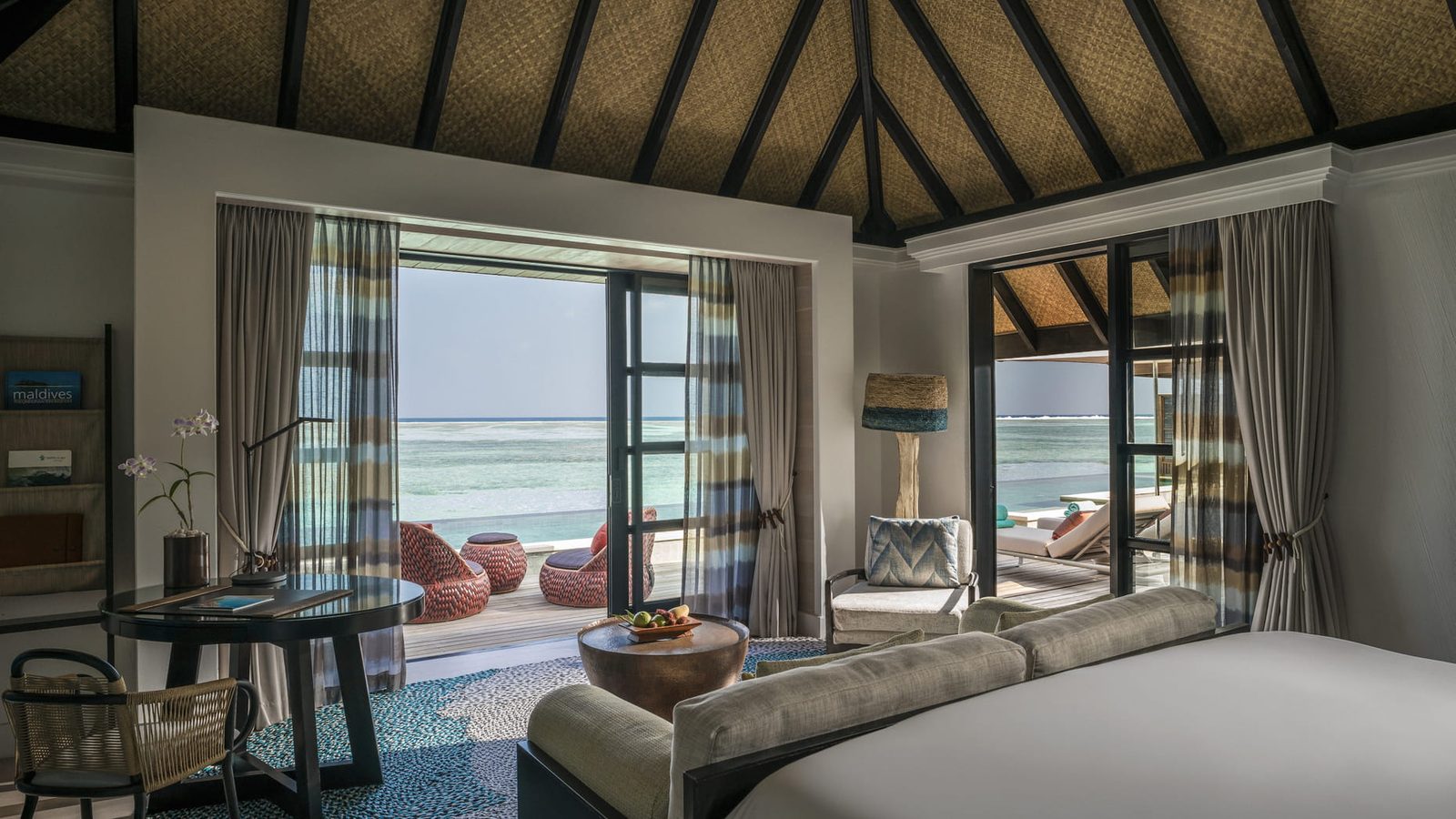 Sunset Three-Bedroom Water Suite · Three bedrooms · sunset over-water