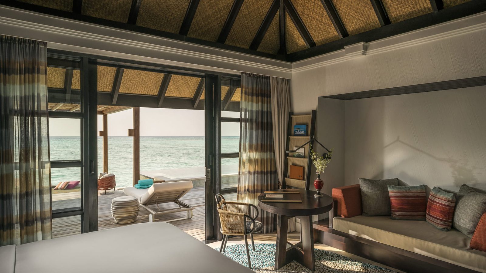 Sunset Two Bedroom Water Suite · Two bedrooms · sunset over-water