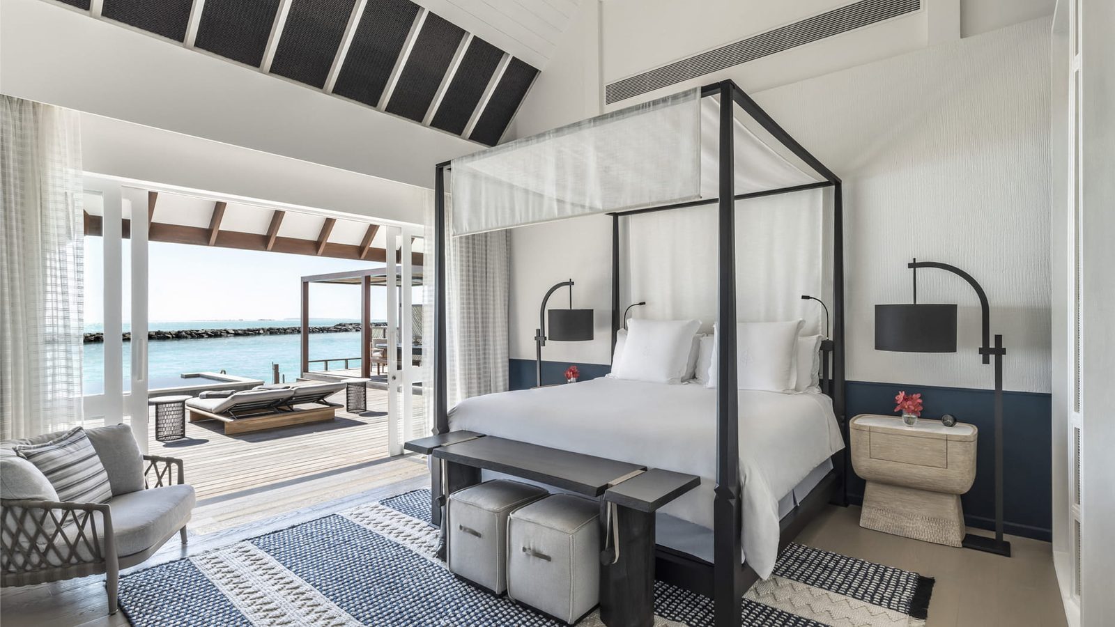 Sunrise Two-Bedroom Water Suite · Two bedrooms · sunrise over-water
