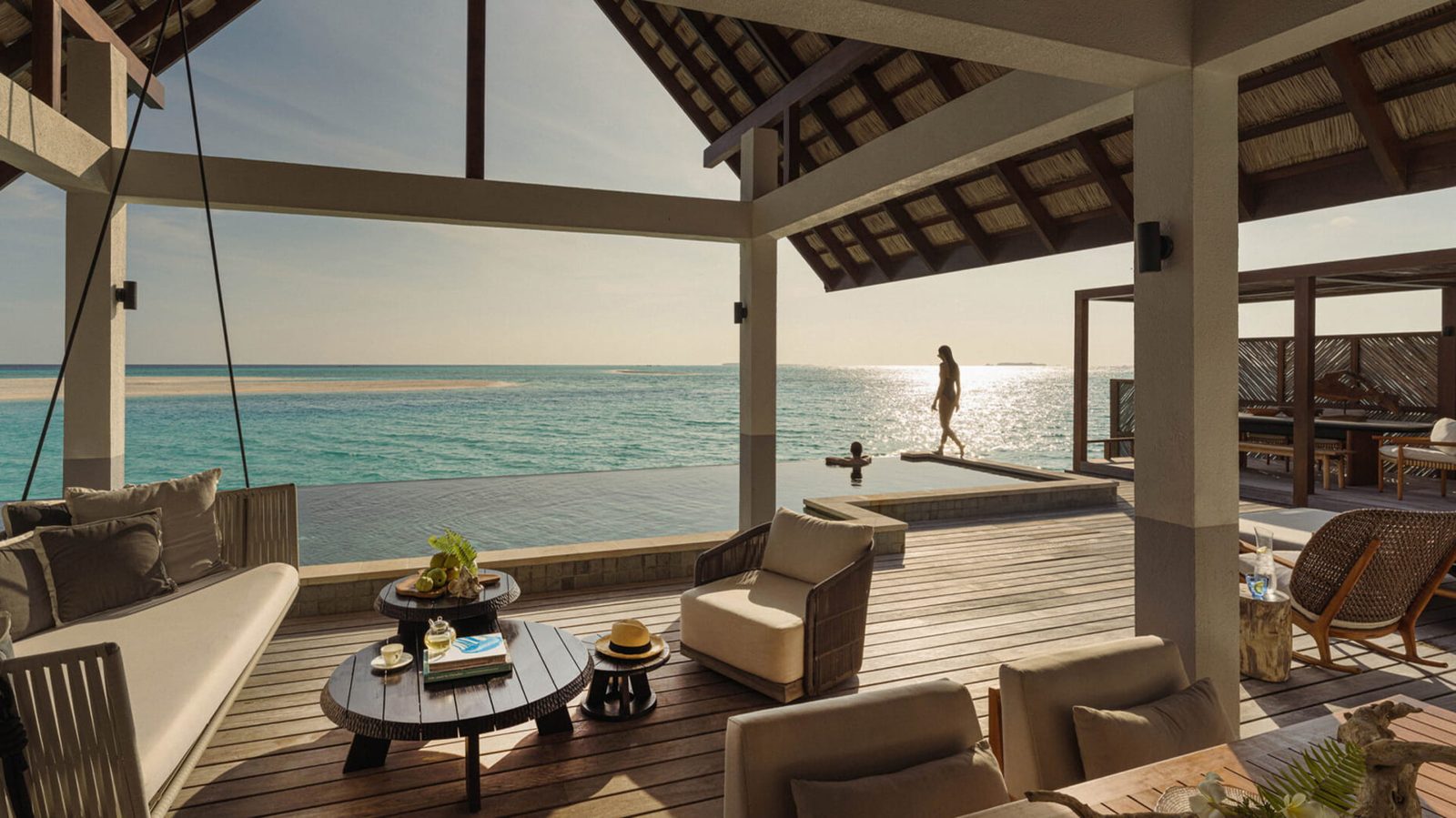 Sunset Two-Bedroom Water Suite · Two bedrooms · sunset over-water