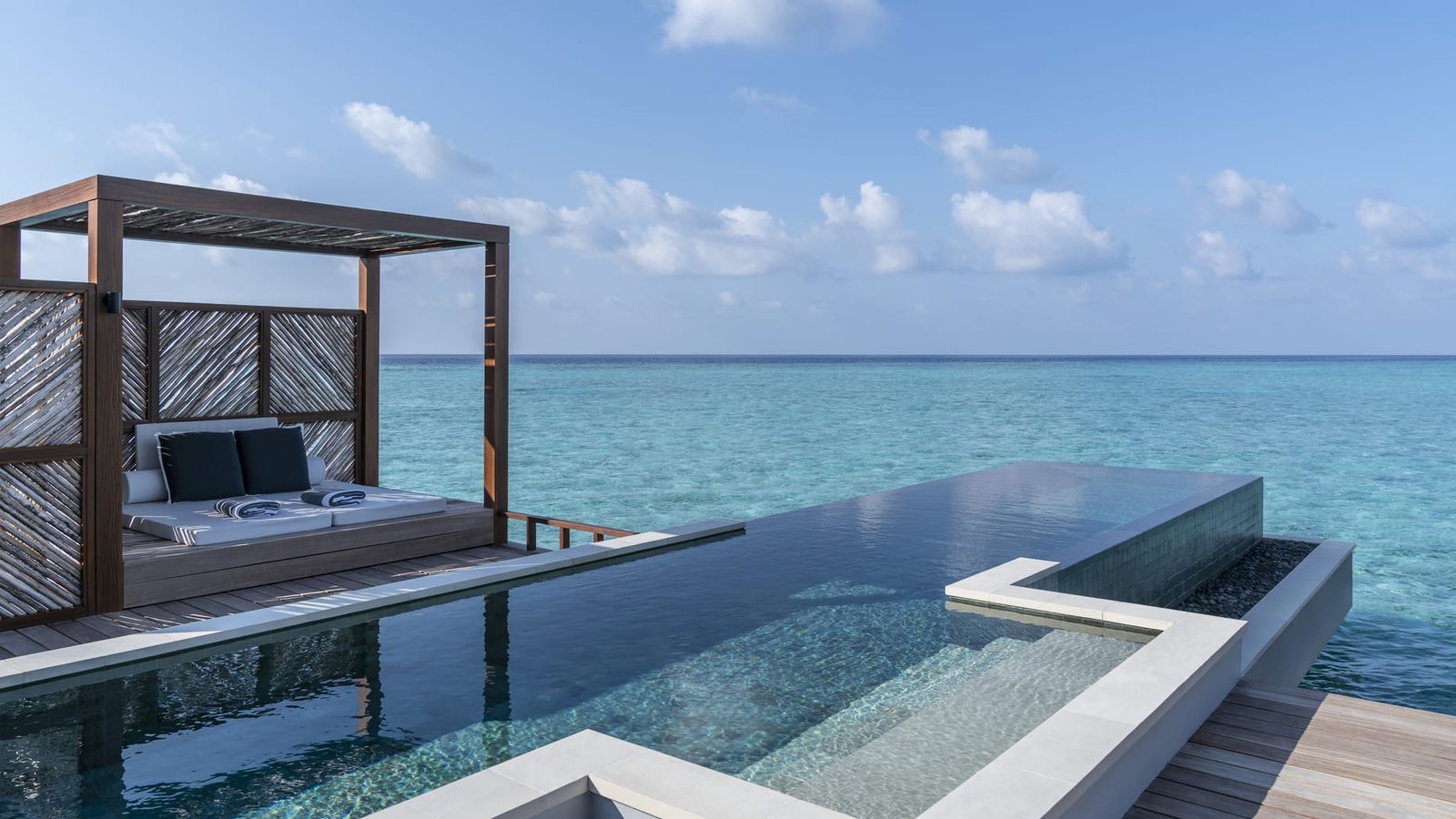 Sunset Water Villa with Pool · One bedroom · sunset over-water