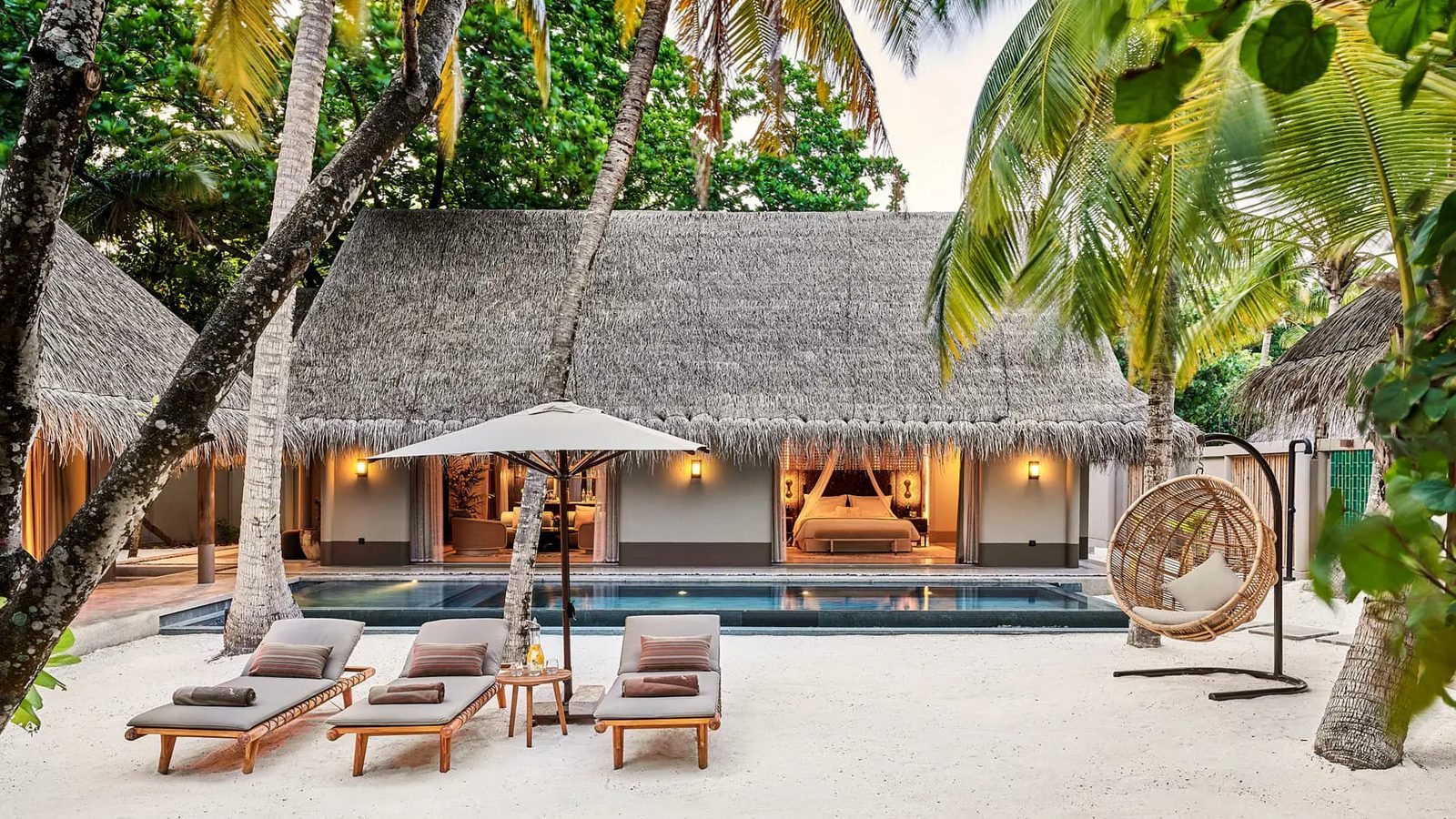 Two Bedroom Family Beach Villa with Two Pools · Two bedrooms · 142 m² interior · 2 villas