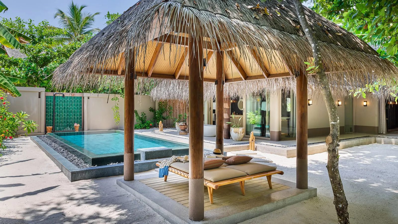 Two Bedroom Family Beach Villa with Two Pools · Two bedrooms · 142 m² interior · 2 villas