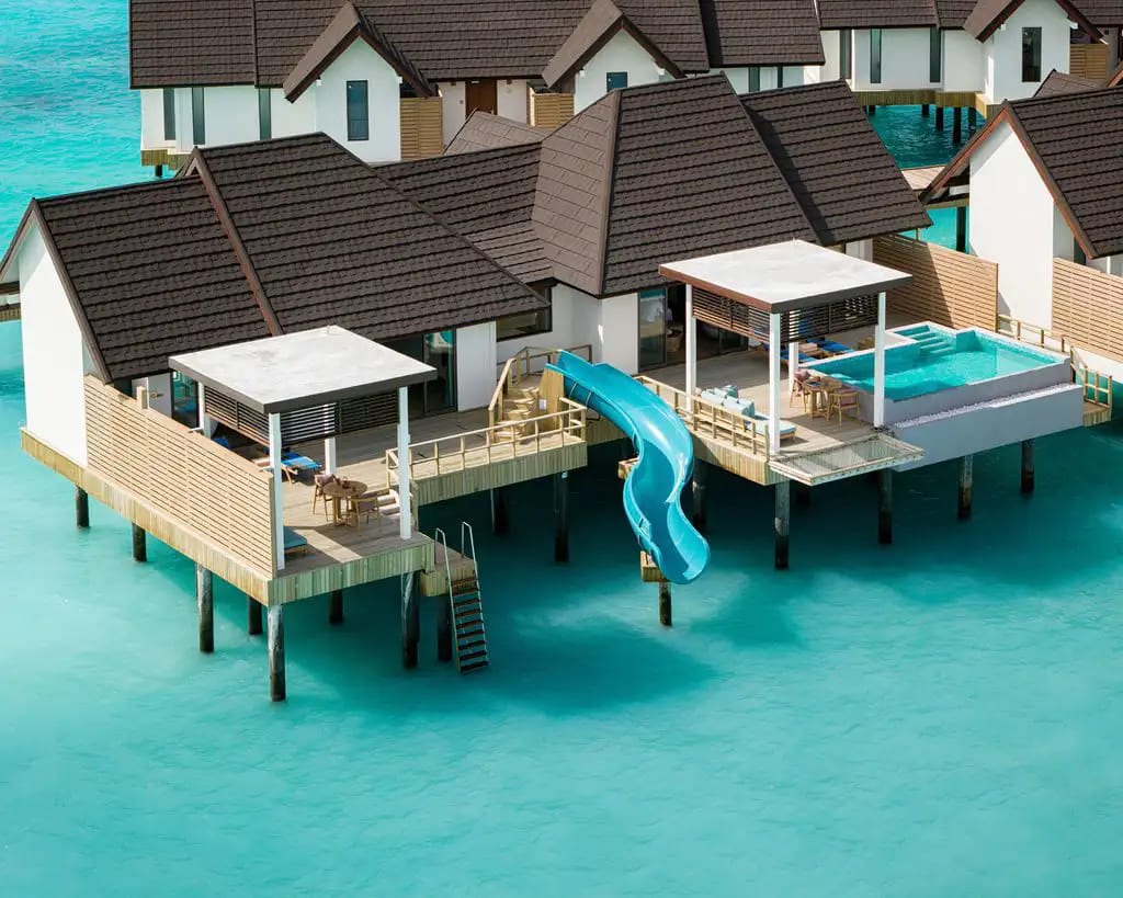 Two Bedroom Water Pool Villa with Slide · Two bedrooms · 404 m² · 6 villas