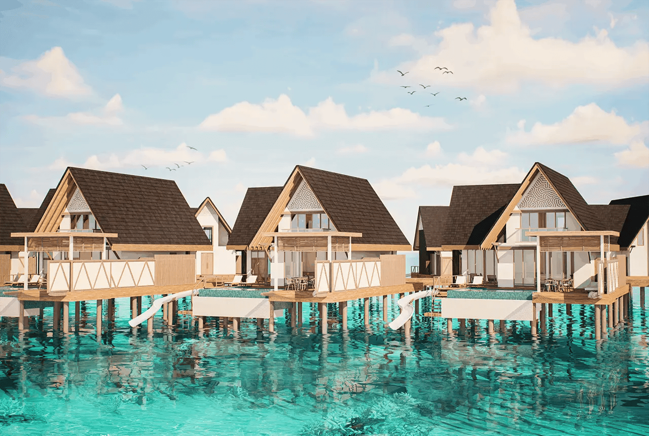 Water Pool Suite with Slide