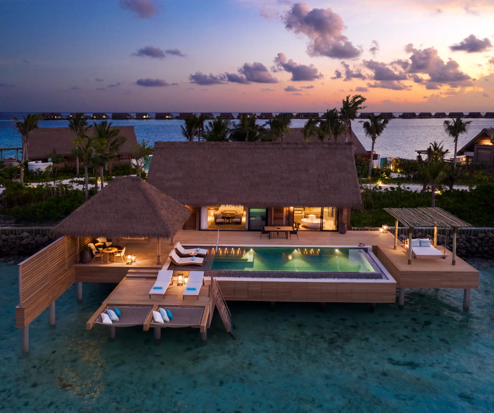 King Reef Villa with Pool · One bedroom · over-water
